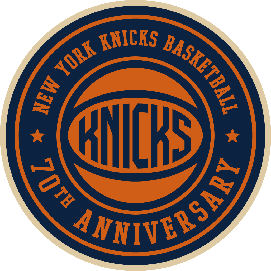 New York Knicks 2016-2017 Anniversary Logo 2 iron on paper